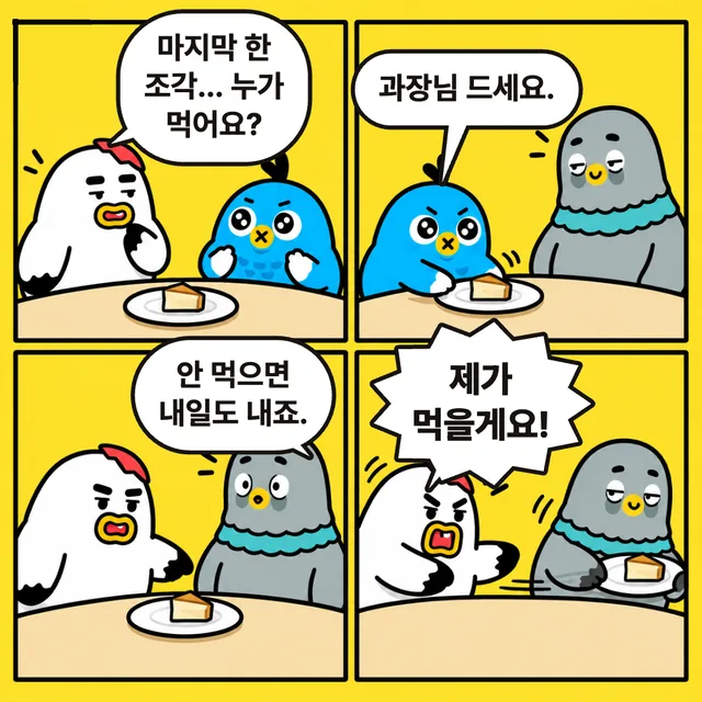 마지막 한 조각 회의 5번 컷